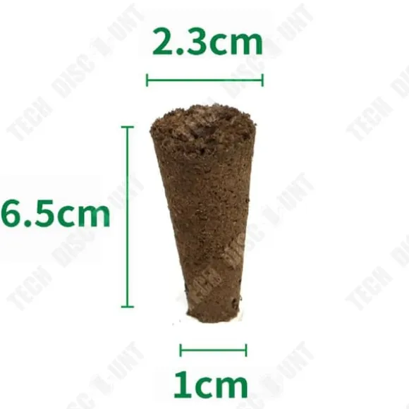 TD® 50-pack inomhus och utomhus krukjord Svamp Plantskola krukjord Organisk kolblock Universal lera