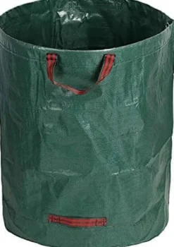 Återanvändbar lövpåse för trädgårdsarbete, grön 272 l, 1 st