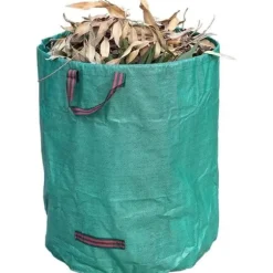 Återanvändbar trädgårdssäck - 272 liter - Grön - 76 cm hög - 66 cm i diameter