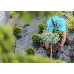 TerCasa JU-998102 Rotduk 200x500 cm 100g/m² Svart