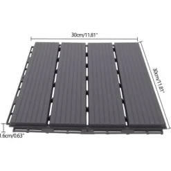 Terrassplattor, Sammanlänkande Design, Halkfri Yta,Westminster Gre