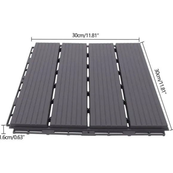 Terrassplattor, Sammanlänkande Design, Halkfri Yta,Westminster Gre