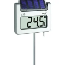 TFA Dostmann Avenue Trädgårdstermometer solcell Silver 30.2026