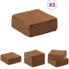 The Living Store Block i kokosfiber 5 st 5 kg vardera 25 kg totalt - Jord och sand