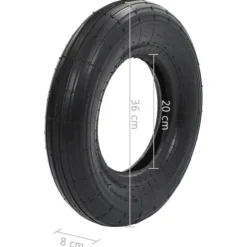 The Living Store Däck till skottkärra 3.50-8 4PR gummi - Delar till skottkärror