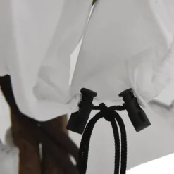 The Living Store Fiberdukar med blixtlås 2 st 70 g/m² 3,93x3,5 m - Tillbehör för trädgårdsskötsel