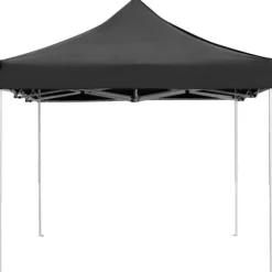 The Living Store Hopfällbart partytält aluminium 4,5x3 m antracit - Partytält & paviljoner