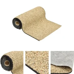 The Living Store Kantmatta naturlig sand 150x40 cm - Tillbehör till fontäner & dammar