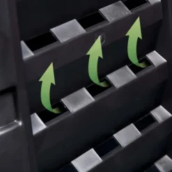 The Living Store Kompostlåda svart 93,3x93,3x113 cm 740 L - Komposterare