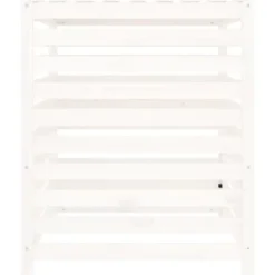 The Living Store Kompostlåda vit 82,5x82,5x99,5 cm massiv furu - Komposterare