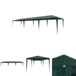 The Living Store Partytält PE 3x9 m grön - Partytält & paviljoner