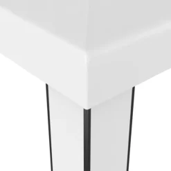 The Living Store Paviljong med dubbeltak 3x6 m vit - Partytält & paviljoner