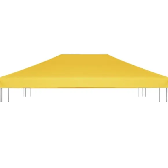 The Living Store Paviljongtak 270 g/m² 4x3 m gul - Tak till partytält & lusthus