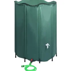 The Living Store Regntunna hopfällbar med kran 1250 L - Bevattning