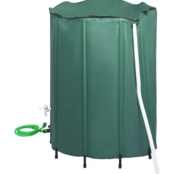 The Living Store Regntunna hopfällbar med kran 1250 L - Bevattning