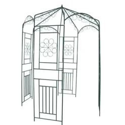 The Living Store Rosenbåge 250 cm mörkgrön - Bersåer, spaljéer & pergolor