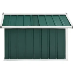 The Living Store Skjul för robotgräsklippare 92x97x63 cm galvaniserat stål grön - Förråd & Redskapsbodar