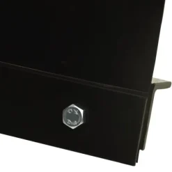 The Living Store Snöplog för ATV 115x38 cm svart - Snöskyfflar