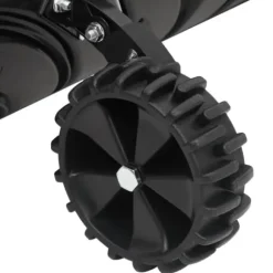 The Living Store Snöskyffel med utdragbart handtag svart 66 cm stålblad - Snöskyfflar