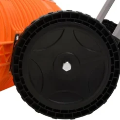 The Living Store Snöskyffel med utdragbart handtag orange 96 cm stålblad - Snöskyfflar