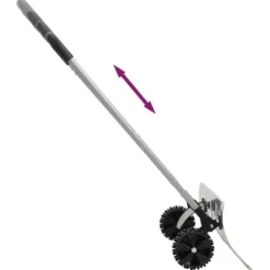 The Living Store Snöskyffel med utdragbart handtag silver 61 cm stålblad - Snöskyfflar