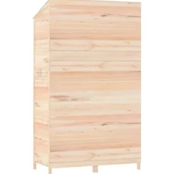 The Living Store Trädgårdsbod 102x52x174,5 cm massivt granträ - Förråd & Redskapsbodar