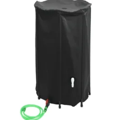 The Living Store Vattentank med kran vikbar 250 L PVC - Bevattning