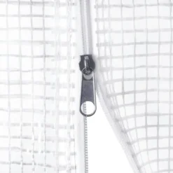 The Living Store Växthus med stålram vit 12 m² 4x3x2 m - Växthus