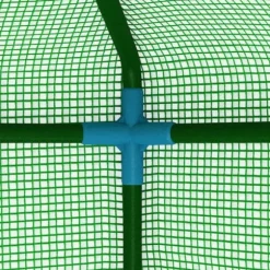 The Living Store Växthus med hyllor stål 143x143x195 cm - Växthus