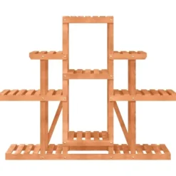 The Living Store Växtställ 110x25x96 cm massivt granträ - Växtställ