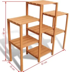 The Living Store Växtställ 97 x 31 x 87 cm - Växtställ