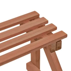 The Living Store Växtställ 3 nivåer cedarträ 48x45x40 cm - Växtställ