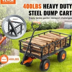 Tippvagn, 69.7x49.5x50 cm, Metall