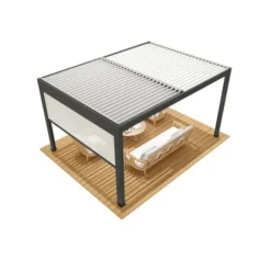 TÄLT PARASOL MYGGNET 4MT GRÅ/PERL