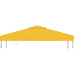 Tältak - VIDAXL - 3 x 3 m - Vattentät - 310 g/m² - Gul
