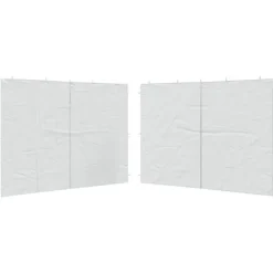 Tältvägg - vidaXL - 2 st - UV-beständig PE - 300 x 195 cm - Vit