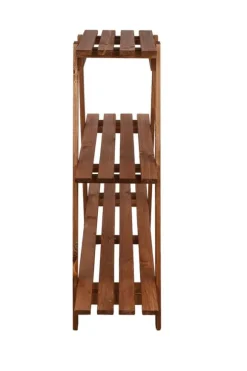 Trä blomsterställning 79x101x26 cm - RP/ 3-nivå/ Brun