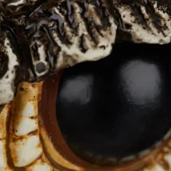 Träansiktsdekoration, 11x7x3,5 cm, Grön