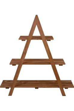 Träblomsterlåda 107x101x26 cm - RP/ 3-nivå/ Brun