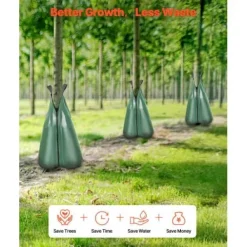 Trädbevattningspåse, 12-pack 75,7 L 5-9 timmars långsam frigivning, PVC