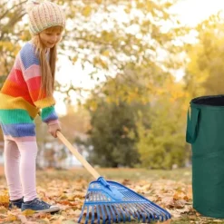 Trädgårdsavfallsbehållare, Set om 2, 72x44 cm, Grön