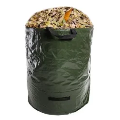 Trädgårdsavfallspåsar - RUNFON - 3-pack - Stort kapacitet 272L - Grön färg - Hållbara