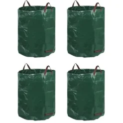 Trädgårdsavfallspåsar - Stabil - 280L - 50kg - 4 stycken - Rivbeständig