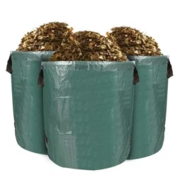 Trädgårdsavfallspåse - Noname - 272L - Fällbar - Rivtålig - Grön