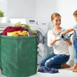 Trädgårdsavfallspåse - YUENFONG 2x - 272L - Fällbar - Smutsavvisande