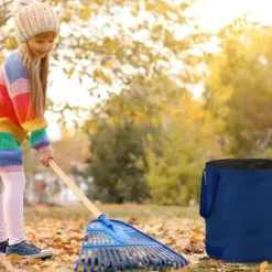 Trädgårdsavfallspåse set, 47x46 cm, Blå