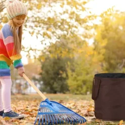 Trädgårdsavfallspåse set, 47x46 cm, Brun