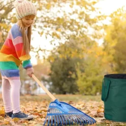 Trädgårdsavfallspåseset, 48x40 cm, Grön