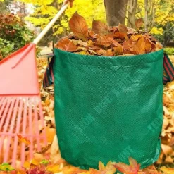 Trädgårdsavfallssäck - TECH DISCOUNT - 272L - Rivbeständig - Fällbar - Praktiska handtag
