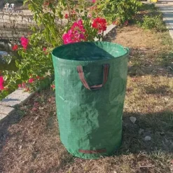 Trädgårdsbagar - Set om 3 - 160 l - Självbärande - Fällbara - För gröna avfall